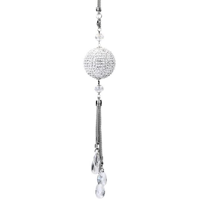 Pendentif de rétroviseur de voiture imprimé zèbre - En métal