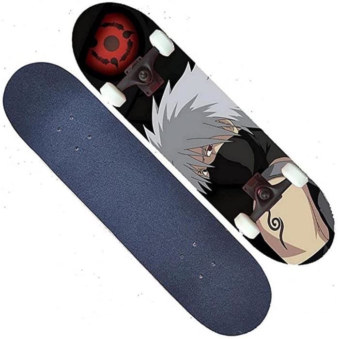 Skateboard Complet pour Les Professionnels des Débutants Anime Naruto Adulte Adultes Double Kick Tick 7 Couche Érable Canadien 31 X 8 Pouces Skateboard Complet pour Les Professionnels des Débutants Anime Naruto Adulte Adultes Double Kick Tick 7 Couche Érable Canadien 31 X 8 Pouces