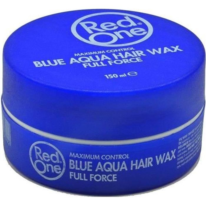 RedOne Blue Aqua Gel Hair Wax Full Force 150ml Cdiscount