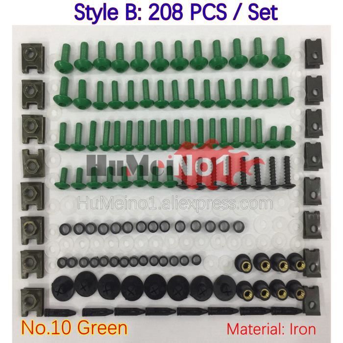 Kit Complet Boulons Carénage Moto HOHCA En Acier Inoxydable - Vis, Écrous & Clips Pour Suzuki GSX-R 750 1988-1991 GSXR750