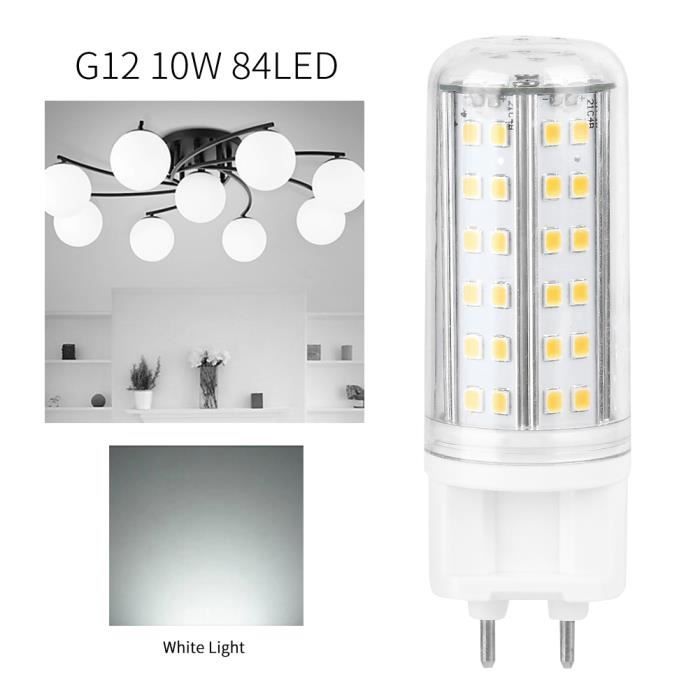 8 12W R7S COB Lampe de Maïs Puissance LED AC85-265V 1000lm Lumineux
