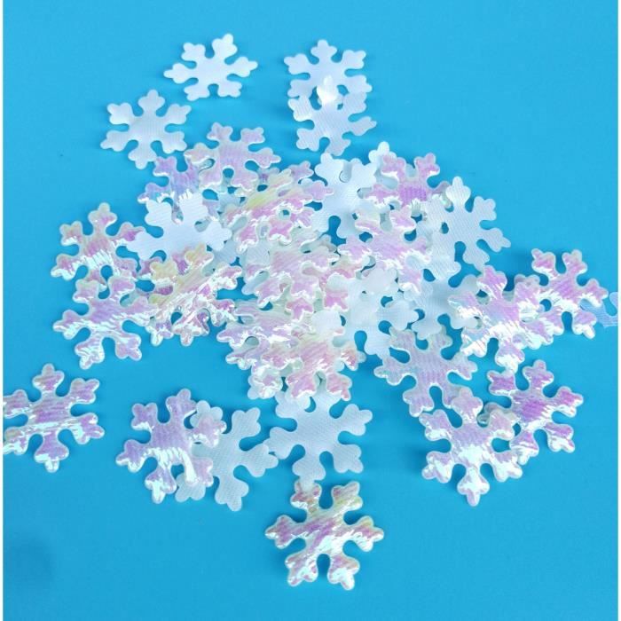 Flocons De Neige Artificiels NAUZE - 200g Pour Décorations De Noël (arbre, Table, Crafts) - Blanc