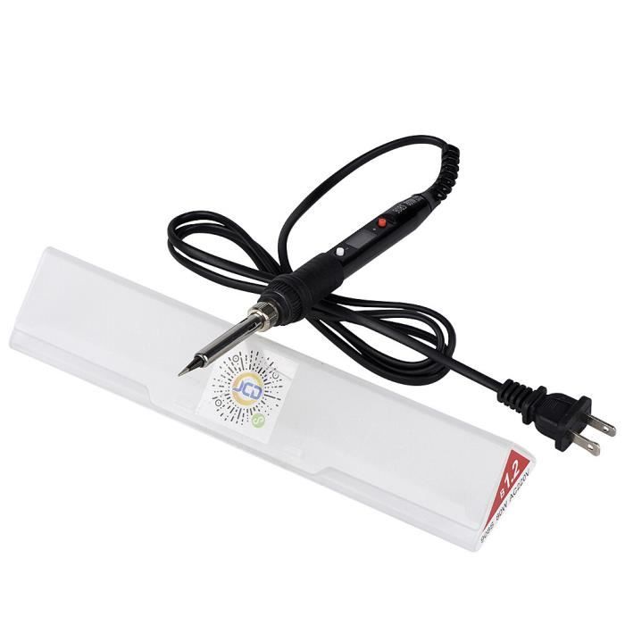 Fer à Souder Numérique 80W - Température Réglable 180-480°C - 220V/110V - Neuf