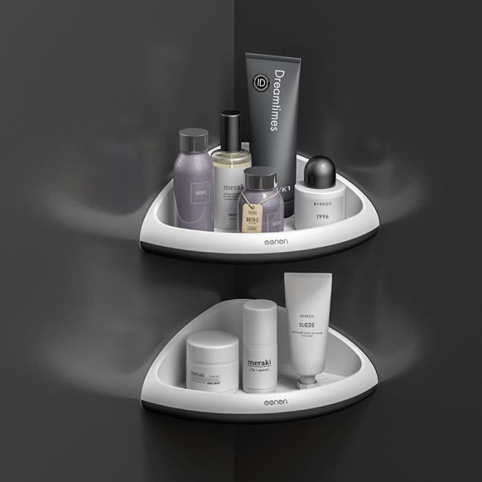 Boîte De Rangement Murale D'Angle En Tissu Oxford - Organisateur Triangulaire Pliable Pour Cosmétiques