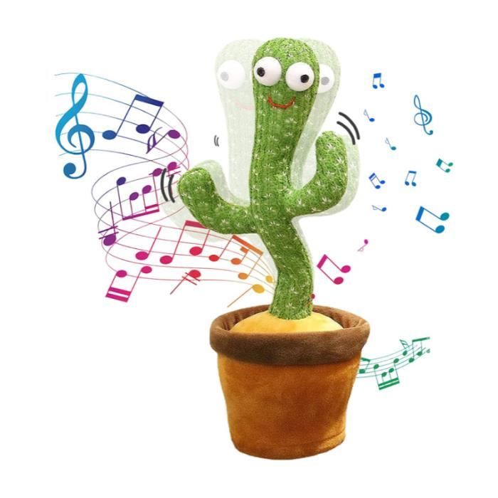 Cactus qui Danse Cactus en Peluche Dansant, Cactus Chantant ,Cactus Parlant  Repete （Chant +Danse+Enregistrement+Éclairage） - Cdiscount Jeux - Jouets