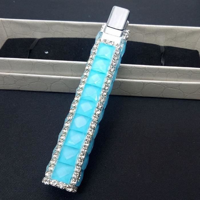 Collier Longue Lance Alexis Bittar - Cristal Incrusté - Bijou De Créateur Neuf Avec étiquettes