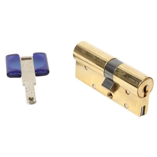 Cylindre De Sécurité BRICARD Chifral 15 Pistons – Double Entrée 40-40 Mm, 4 Clés, Neuf