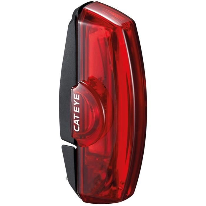 Feu Vélo - Arrière CatEye Kinetic X2 USB Rechargeable Rouge - Pour être vu - Mixte - Vélo loisir