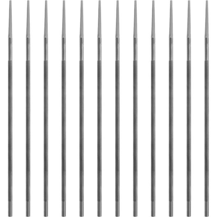 Lot De 6 Limes Rondes Pour Affûter Les Chaînes De Tronçonneuse - Diamètre 4.0 Mm - Longueur 24.5 Cm Lime Ronde Affûtage Chaîne 4.0mm
