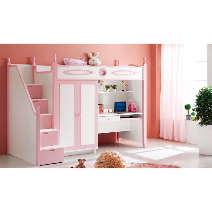 Lit Multifonction Pour Fille Lili Rose Achat Vente Lit