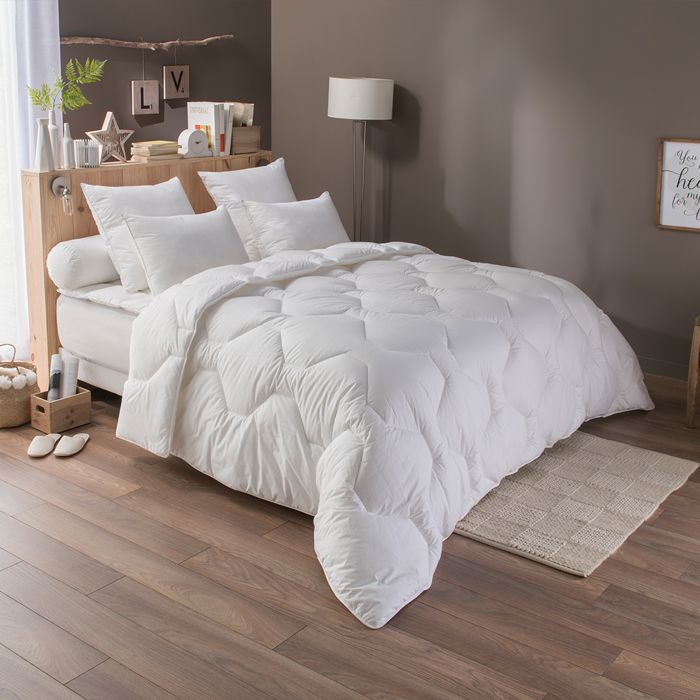 DODO Couette Protection Active Anti-acariens V&eacute;g&eacute;tal 4 SAISONS 200x200 cm