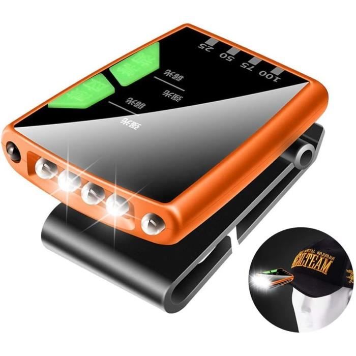 Lampe torche frontale LED COB populaire Rechargeable par USB