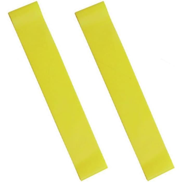 Lot De 2 Bandes élastiques De Fitness – Latex Naturel, Résistance 15-35 Lbs, 2,08 M, Pour Musculation, étirement, Forme à La Maison Ou En Voyage