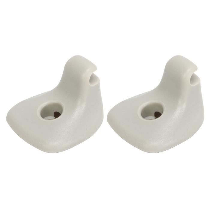 Clip Support Pare-Soleil Compatible Fiat 500L 2014-2017 - Remplacement Direct 5ND86MS7AA