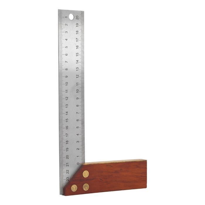Lot De 3 Équerres De Charpentier 60x40 Cm - Règle D'Angle Droit En Acier Graduée