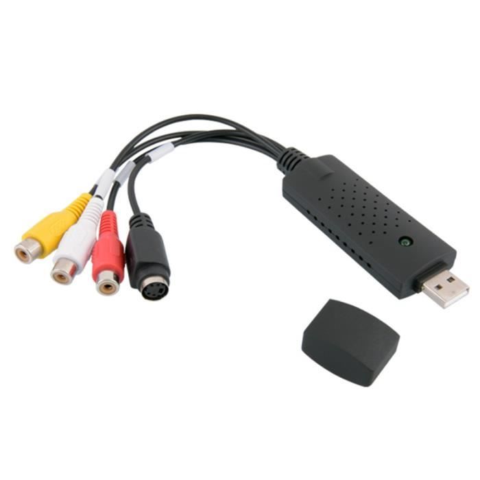 USB 2.0 Adaptateur de Carte de Capture Audio vidéo VHS VCR TV to