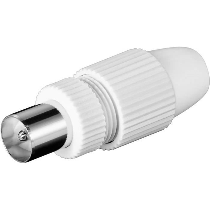 Coaxial Male Rapide Avec Fixation Par Serrage Goobay 11942 Pour A Cable 9 50 Mm 1 Pc S Achat Vente Cable Coaxial Goobay Ble 9 50 Mm 1 Pc S Cdiscount