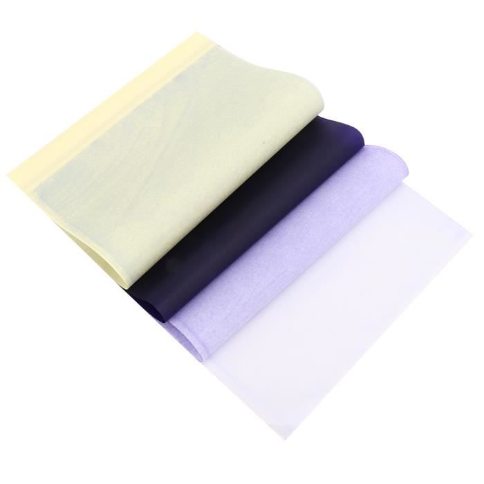 Papier De Transfert Thermique Pour Tatouage - Lot De 100 Feuilles 4 Couches Professionnelles, 31x21 Cm, Pour Motifs Complexes