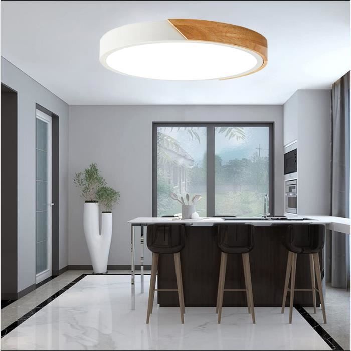 KCO Éclairage Blanc Nervuré En Verre Encastré Grand Plafonnier