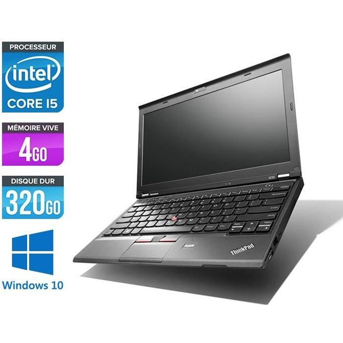Pc portable Lenovo X230 i5 4 Go 320 Go 12.5'' Win 10