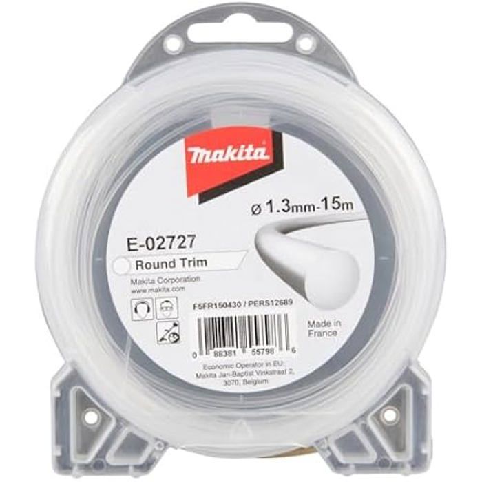 Fil de coupe MAKITA E 02727 Diamètre 13 mm Longueur 15 Couleur