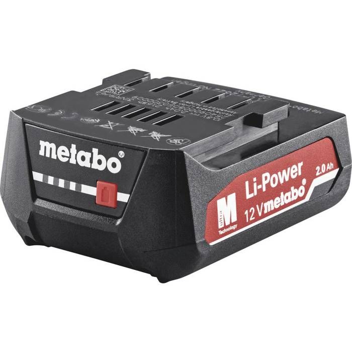 Metabo 625406000 Batterie pour outil 12 V 2.0 Ah Li-Ion