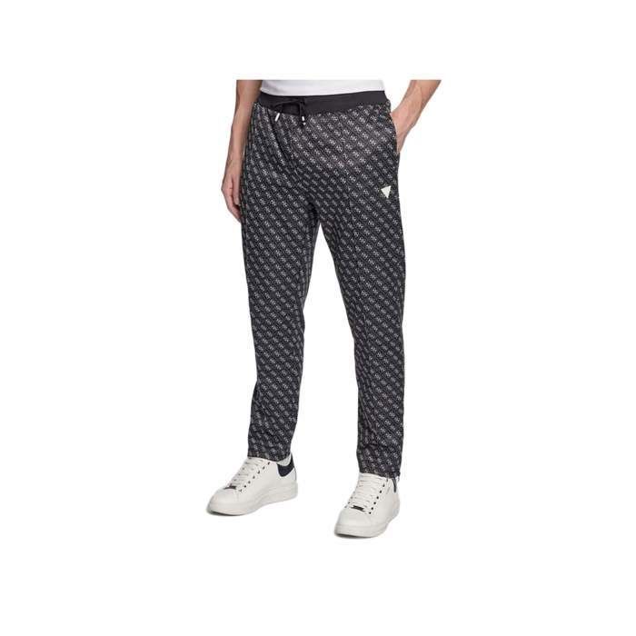 Jogging Guess Homme Korbin Noir Synth tique Noir