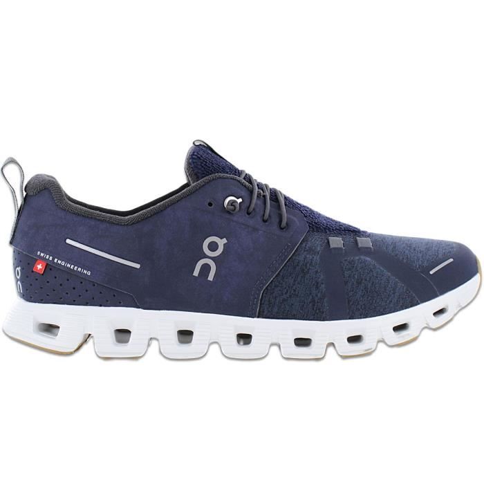 on running cloud 5 terry - hommes sneakers baskets chaussures de running midnight-white 3md30220692