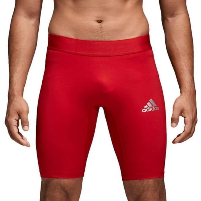 44 % de réduction ALPHASKIN Sport Jambières adidas pour homme en coloris Rouge Homme Vêtements Articles de sport et dentraînement Shorts de sport 