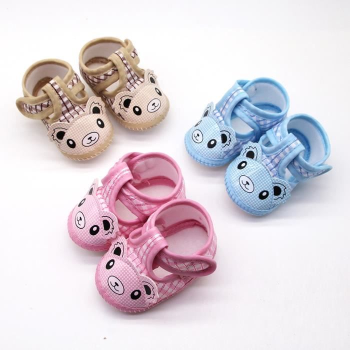 Nouveau Ne Bebe Filles Dessin Anime Petit Ours Prewalker Sandales A Semelle Souple Chaussures Simples Rose 152 Rose Cdiscount Chaussures