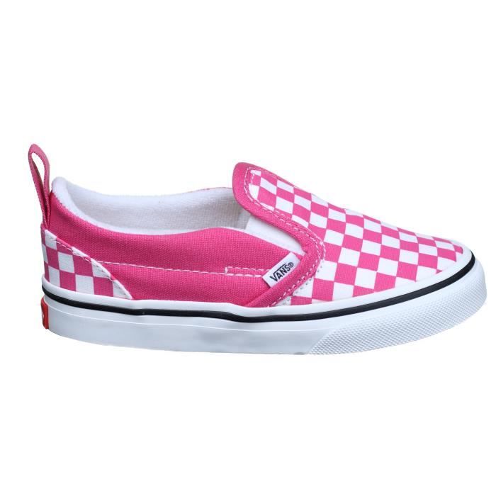 Basket Fille Vans Slip on V Vn0a348830z1 Fuchia Rose Cdiscount