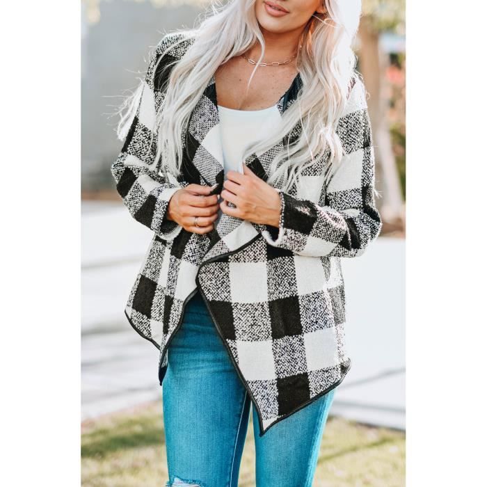 OOTDAY?� Veste Mi-long Hiver Femme LC851444-2 Noir - Cdiscount Pr??t-?�-Porter