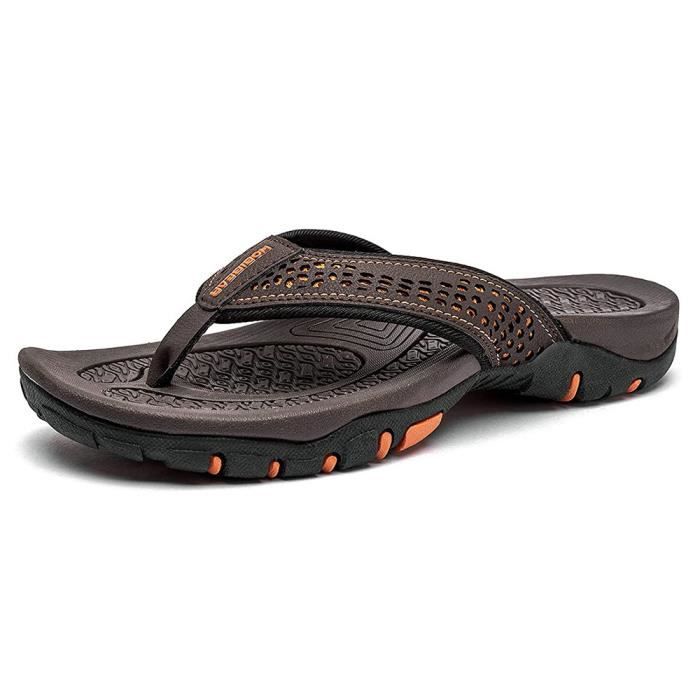 Tongs Homme BRASILERAS Antidérapantes Confortables - Chaussures Plage Piscine Urbaines