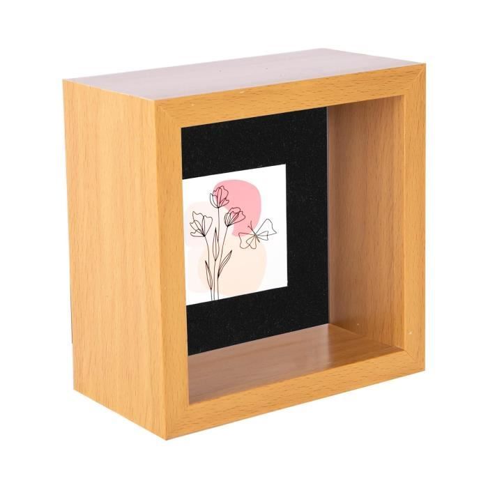 Nicola Spring 6 x 6 3D Ombre Profonde Boîte Cadre Photo - Artisanat d