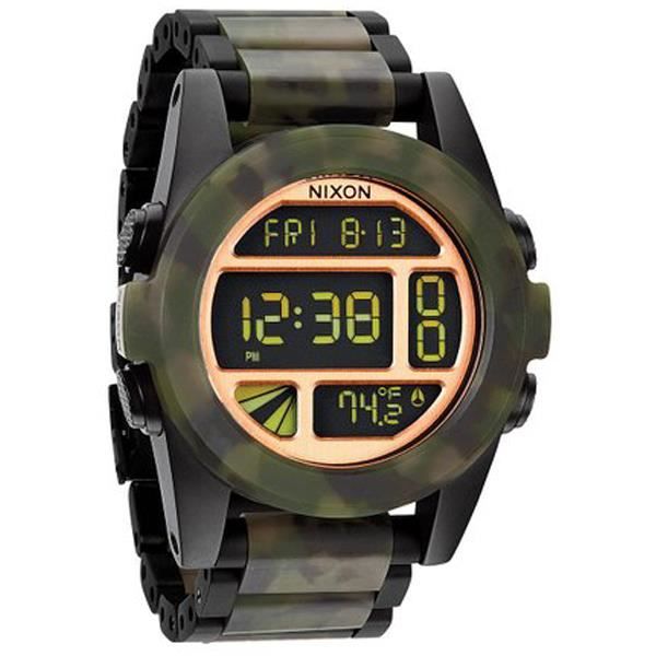 Montre homme - NIXON - UNIT A3601428 - Quartz - Noir - Doré Montre homme - NIXON - UNIT A3601428 - Quartz - Noir - Doré