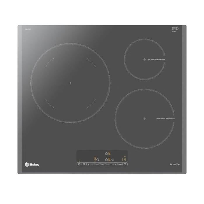 Plaques de cuisson contemporain plaque a induction balay 3eb965au 60 cm