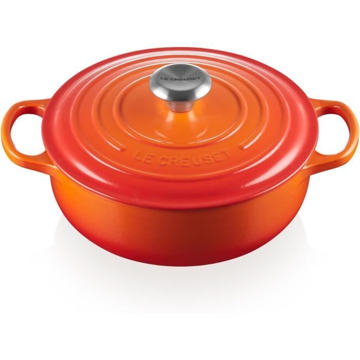 Sauteuse En Fonte Émaillée Flamme 3,5 L[J923] - Cdiscount Maison