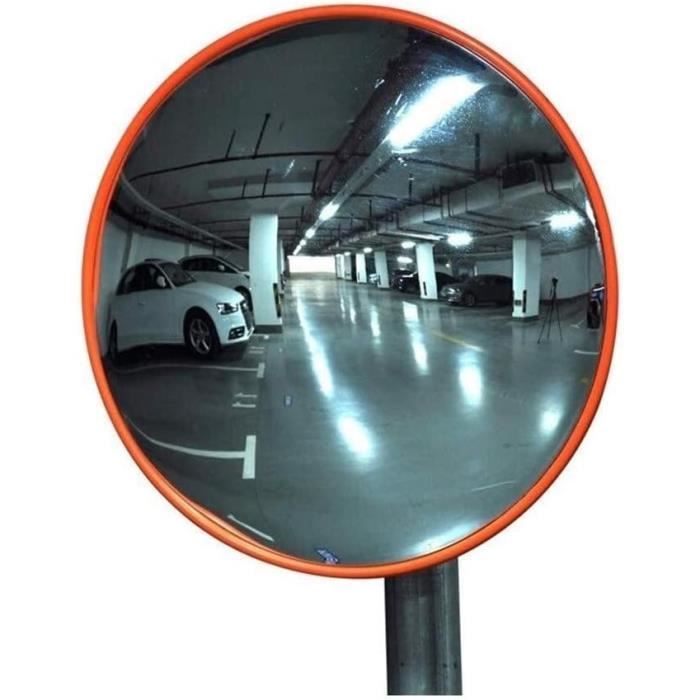 Miroir De Sécurité Convexe 30cm - Acrylique - Angle 180° - Pour Parking, Garage - Anti Angle Mort