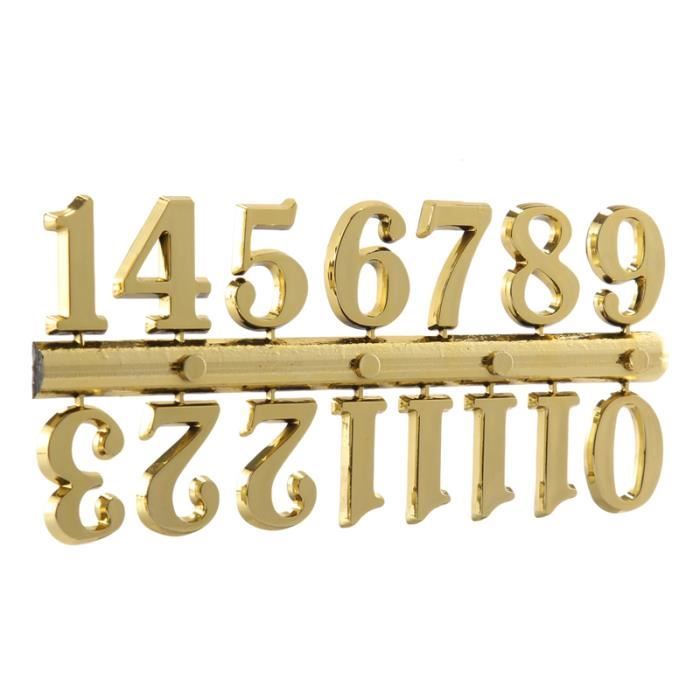 VINGVO Ensemble De Chiffres En Bois Lettres De Chiffres Auto-adhésives En Bois Pour Bricolage