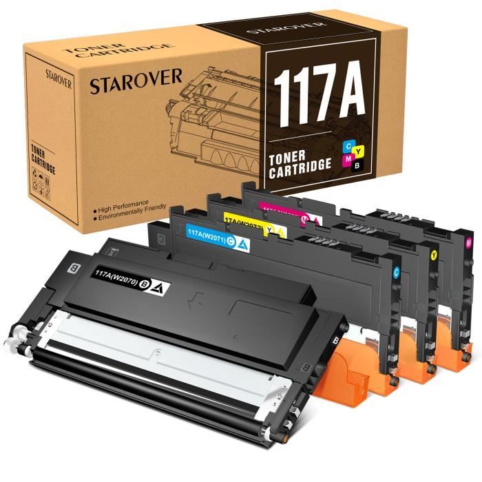 Amstech -117A MFP 179fwg 178nwg Toner: Kompatibel für HP 117A Toner Set für Color Laser MFP