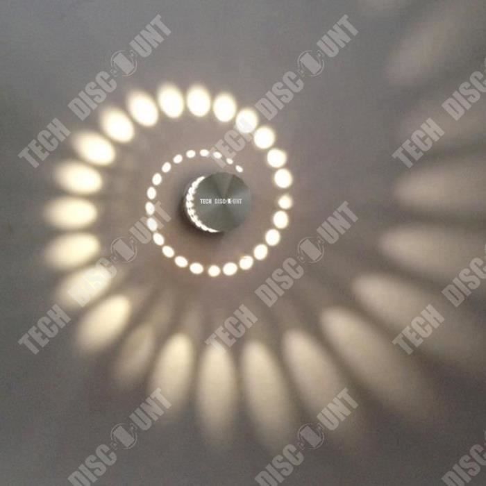 TD® Lampe murale LED magnifique motif éclairé design tendance moderne style contemporain décoration intérieur extérieur éclairage