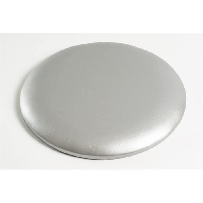 Coussin De Siège Rond Antidérapant - 30x30x5cm Gris Foncé - Pour Tabouret, Chaise De Salle à Manger, Jardin