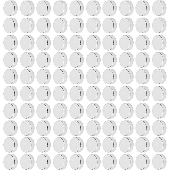 Aimant De Tableau Blanc, 100 Pcs Aimant De Néodyme De Disque De Magnétisme  Fort Utilisation Large Pour L'École[H3657] - Cdiscount Beaux-Arts et  Loisirs créatifs