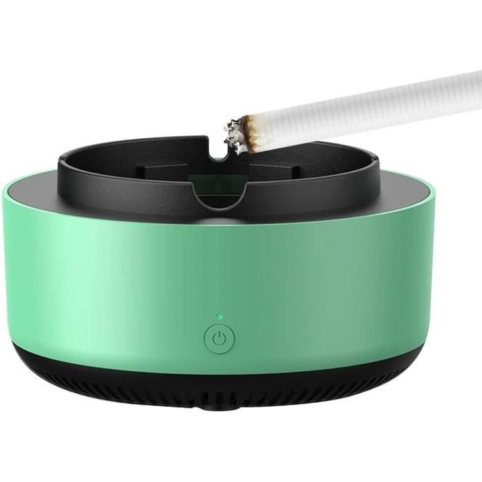 Cendrier Sans Fumée Intelligent – 2 En 1 Cendrier + Purificateur D’air – Rechargeable USB – Filtre à Particules – Compact Pour Maison, Bureau, Voiture
