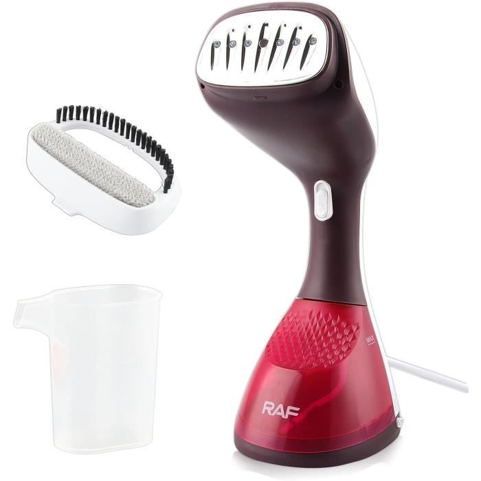 Défroisseur Vapeur Vertical HOMCOM 1800W - Réservoir 1,8L, 30g/min, Blanc Violet