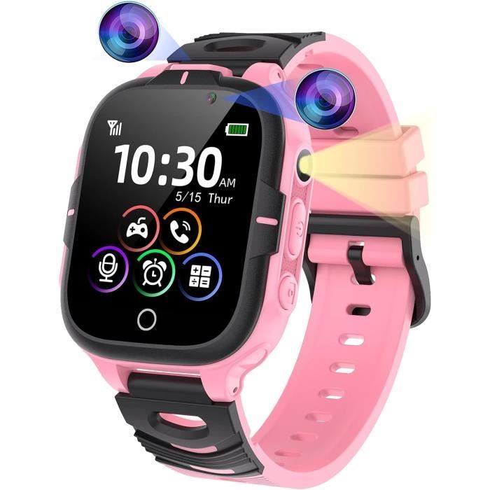 Montre Connectée Enfant Gps Podometre Pour Garçon Fille 9-12 Ans