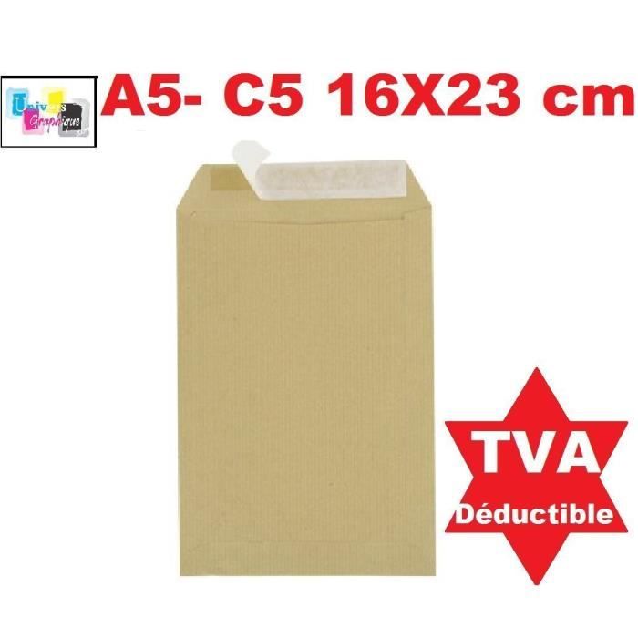 En Vertu De Taille C5 152 x 216 mm Fleck Kraft Enveloppes Pour Cartes A5 100gsm Free p&p 