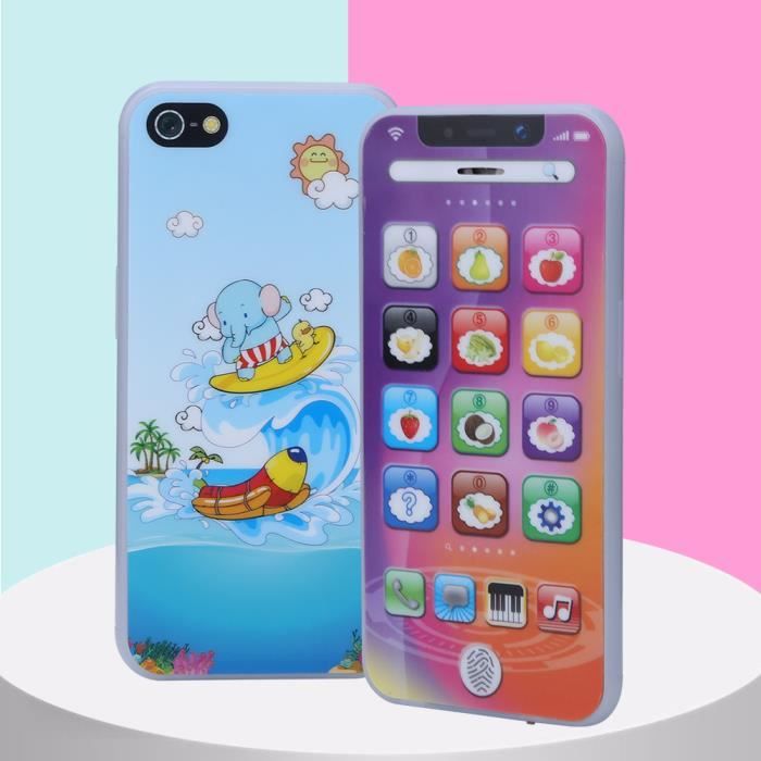 Faux Téléphone Portable Jouet - Réplique 1:1 IPhone 15 Pro Max - Modèle Métallique Écran Couleur