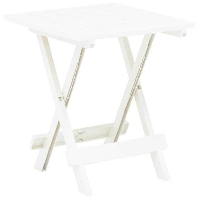 "SALE 2024" Table pliable de jardin - JMS - blanc 45x43x50 cm plastique 23,49,Kg