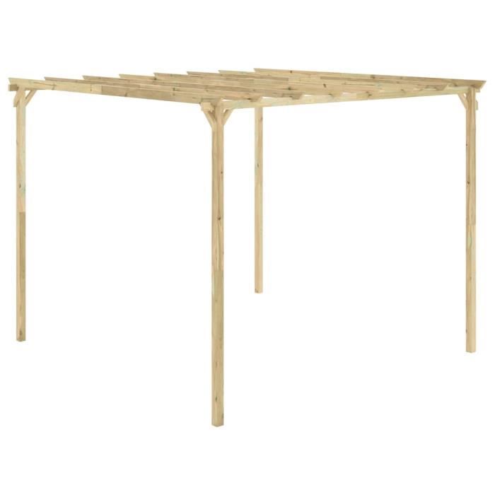 Vidaxl Pergola De Jardin Pour Plantes Bois De Pin Impregne Support
